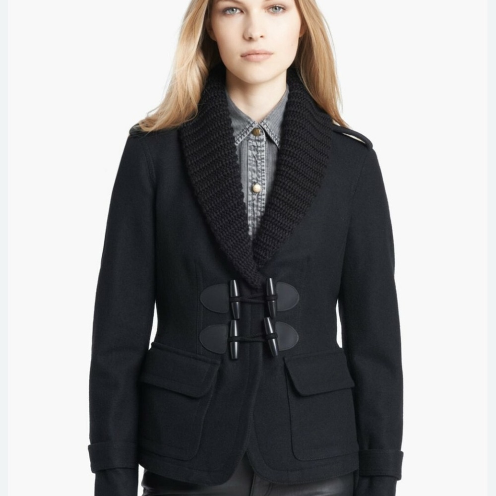 Burberry Brit Black Shawl Collar Jacket